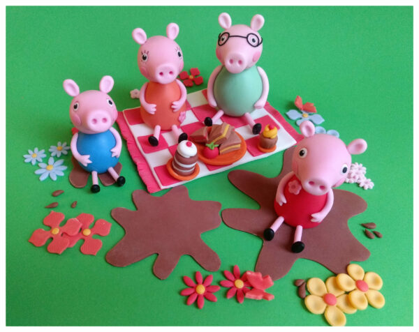 Peppa Wutz Schweinchenfamilie Tortenfiguren