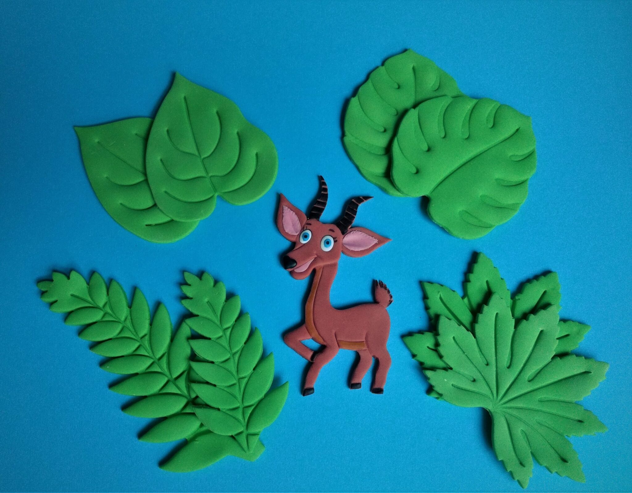 Tropische Silikonformen Set – Blätter, Flamingo, Ananas, Für Fondant, Harz, Ton, 8 Verschiedene Motive