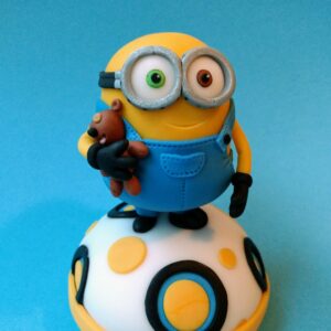 Minion Tortenfigur Fondant Bob