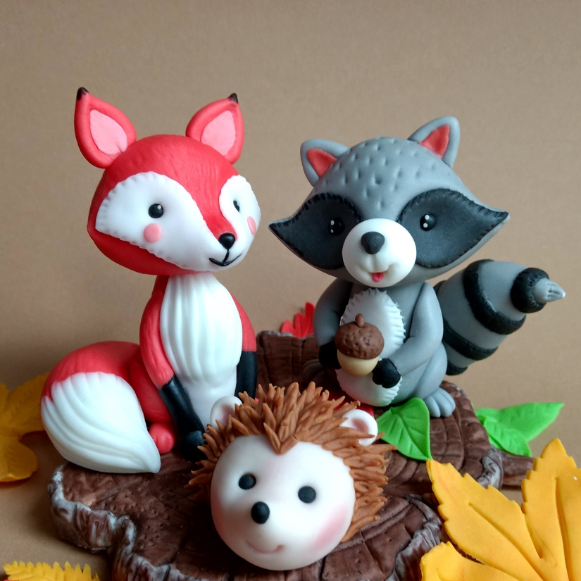 Tiere im WALT Fondantfiguren