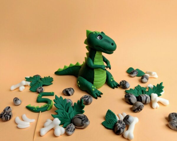 Dino Fondantfigur für Dinotorte